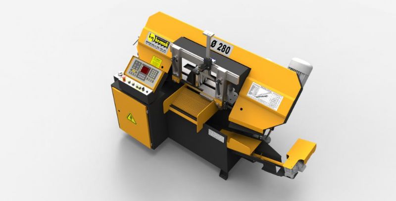 Sierra de cinta articulada electrónica automática - Máquinas y equipos de procesamiento de metales - KME 280