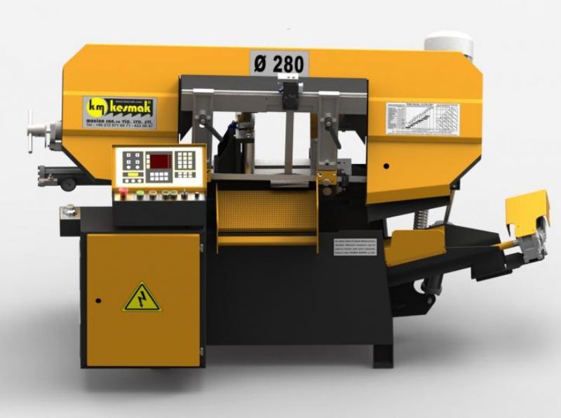 Sierra de cinta articulada electrónica automática - Máquinas y equipos de procesamiento de metales - KME 280