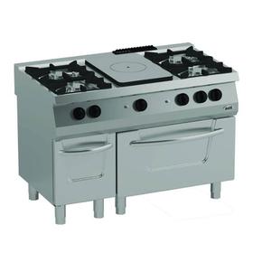Öztiryakiler 700 Series OSOGF 12070 LS مجموعة 4 شعلات مع فرن، 120x70x85 سم، غاز - آلات ومعدات المطبخ الصناعية - ZTIRYAKILE