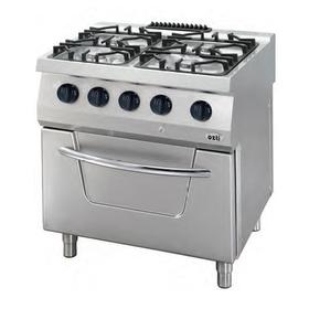 Öztiryakiler 700 Series OSOGF 8070 LS 4-х конфорочная плита с духовкой, 80x70x85 см, газ - Промышленные кухонные машины и оборудование - ZTIRYAKILE