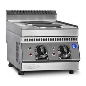 Pimak 2-Burner Stovetop, électrique, 40×70×30 Cm - Machines et équipements industriels de cuisine - PIMAK2GZLS