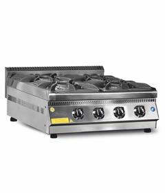 Плита Pimak с 4 конфорками, плита, газ/баллон, сертификат CE, 80×60×30 см - Промышленные кухонные машины и оборудование - PIMAK4GZLO
