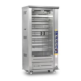 Pimak Vertikale Art Chicken Rotisserie Maschine, Gas/Tubed, 30 Huhn Kapazität