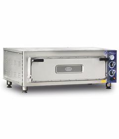 Pimak Natural Gas Pizza Oven, Single Deck, 4 Pizza Capacity - Industrial Kitchen Machinery and Equipment - PIMAKDOALG-7075