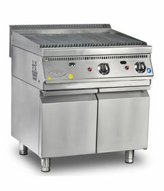 Газовый лавастоковый гриль Пимак, с нижним шкафом, 85×90×85 см, 90SD-M170-3 - Промышленные кухонные машины и оборудование - PIMAKGAZLL