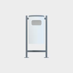 Profil Foot Dustbin - Umwelttechnologien - BDB.30003-A