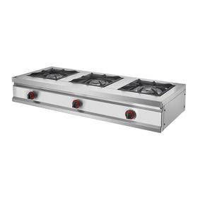 Remta CEJ24(S) 3-Burner Kochfeld Restaurantherd mit LPG - Industrielle Küchenmaschinen und -geräte - REMTACEJ24