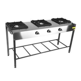 Remta CEJ25 3-Burner Freistehender Restaurantherd, Erdgas - Industrielle Küchenmaschinen und -geräte - REMTACEJ25