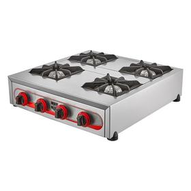 Remta CEJ28 4-Burner Stovetop, Natural Gas - Industrial Kitchen Machinery and Equipment - REMTACEJ28