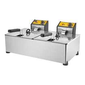 Remta R102 Deep Fryer, Doppelkammer, 8+8 L, elektrisch - Industrielle Küchenmaschinen und -geräte - REMTAR102F