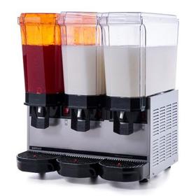 Samixir Classic Triple Cold Beverage Dispenser, 20+20+20 L, 1 Sprinkler and 2 Stirrers, Inox