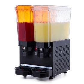 Samixir Classic Twin Cold Drink Dispenser, 20+20 L, With Sprinkler, Black