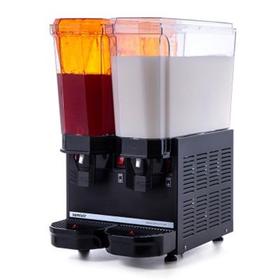 Samixir Classic Twin Cold Drink Dispenser, 20+20 L, mit Sprayer und Mixer, schwarz - Industrielle Küchenmaschinen und -geräte - SAMIXIRKLA