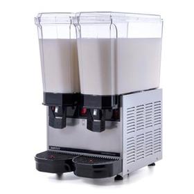 Samixir Classic Twin Cold Drink Dispenser, 20+20 L, with Stirrer, Inox