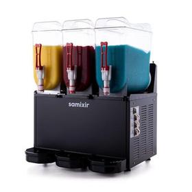 Samixir Slush Triple Granita and Juice Dispenser, 12+12+12 L, Black - Industrial Kitchen Machinery and Equipment - SAMIXIRSLU