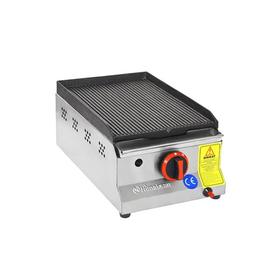 Grill de fonte Seamac Gaz naturel/stockage 50 cm, surface ondulée