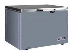Şenox DF-650K Chest Type Deep Freezer with Block Cover, 635 Liters, Gray (Chrome Inside)