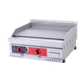 Silverinox 600 Serie voll geschlitzter Grill, 80x60 cm, elektrisch