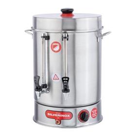 Silverinox 7 Liter, Metal Push Tap, Tea Maker, 60 Cups