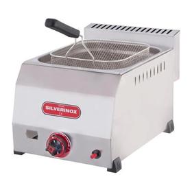 Silverinox, 8 Liter, Natural Gas / Cylinder, Countertop Fryer - Industrial Kitchen Machinery and Equipment - SILVERINOX