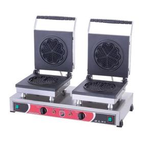 Silverinox, Blumenmodell, Waffel Maker, Doppel - Industrielle Küchenmaschinen und -geräte - SILVERINOX