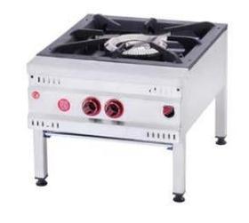 Silverinox, Erdgas / LPG, CE-Zertifikat, Doppelbrenner Boden Stove - Industrielle Küchenmaschinen und -geräte - SILVERINOX