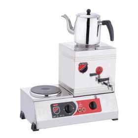 Silverinox, Electric, 15' Welded Tea Boiler, Single Teapot - Industrial Kitchen Machinery and Equipment - SILVERINOX