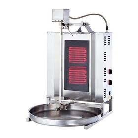 Silverinox, Electric, CE zertifiziert, Top Motor Doner Grill, 2 Radians