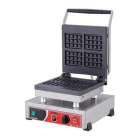 Silverinox, Square Model, Waffle Maker, Quadruple - Industrial Kitchen Machinery and Equipment - SILVERINOX