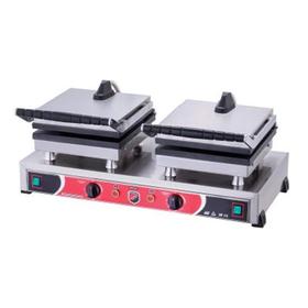 Silverinox, Square+Flower Modell, Waffel Maker, Doppel - Industrielle Küchenmaschinen und -geräte - SILVERINOX