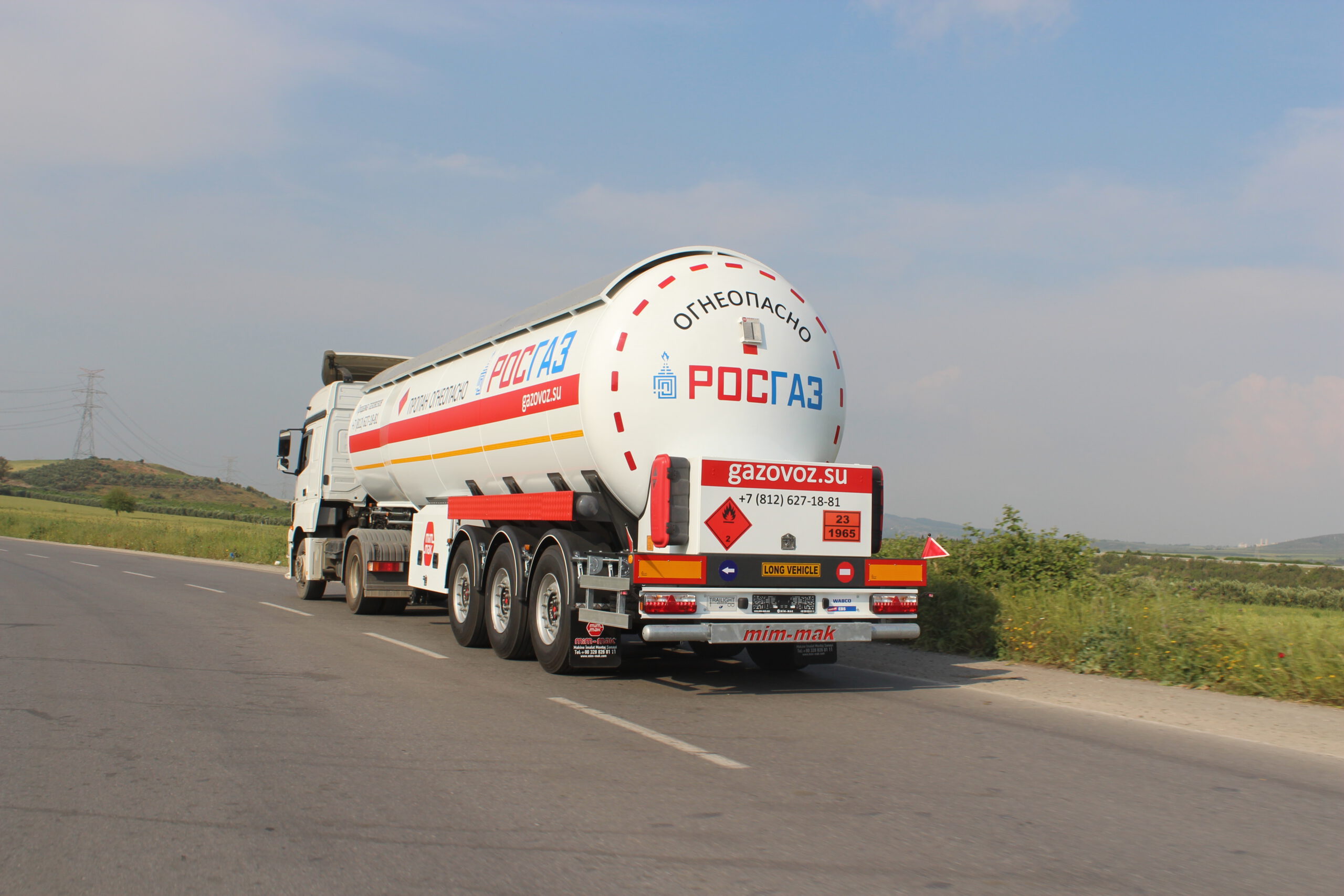 Flaschenförmiger LPG-Transporttank (3 Achsen) - Industrial Tanks and Pressure Vessels - TT-3D-001