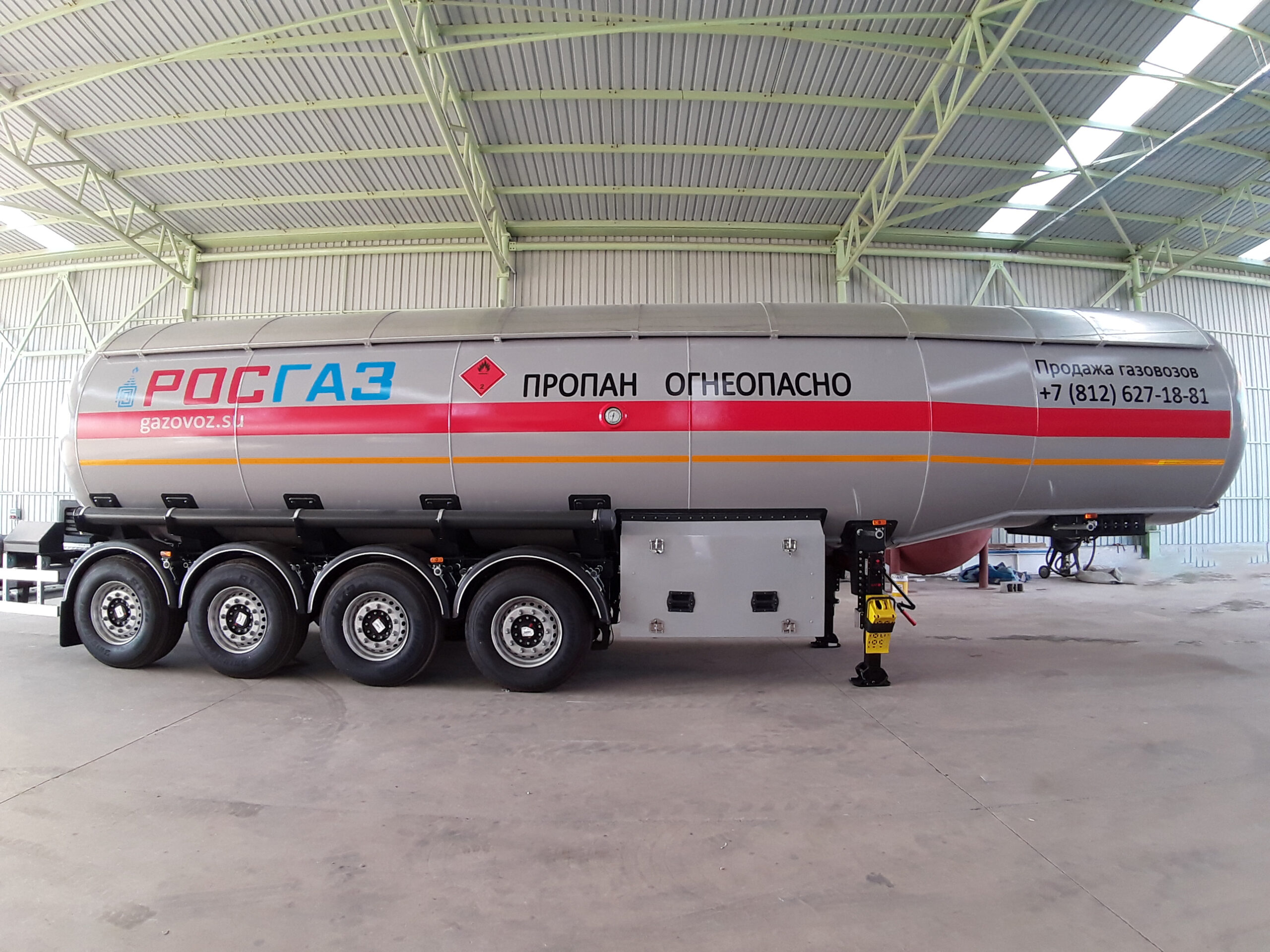 Flaschen-LPG-Transporttank (4 Achsen) - Industrial Tanks and Pressure Vessels - TT-4D-001