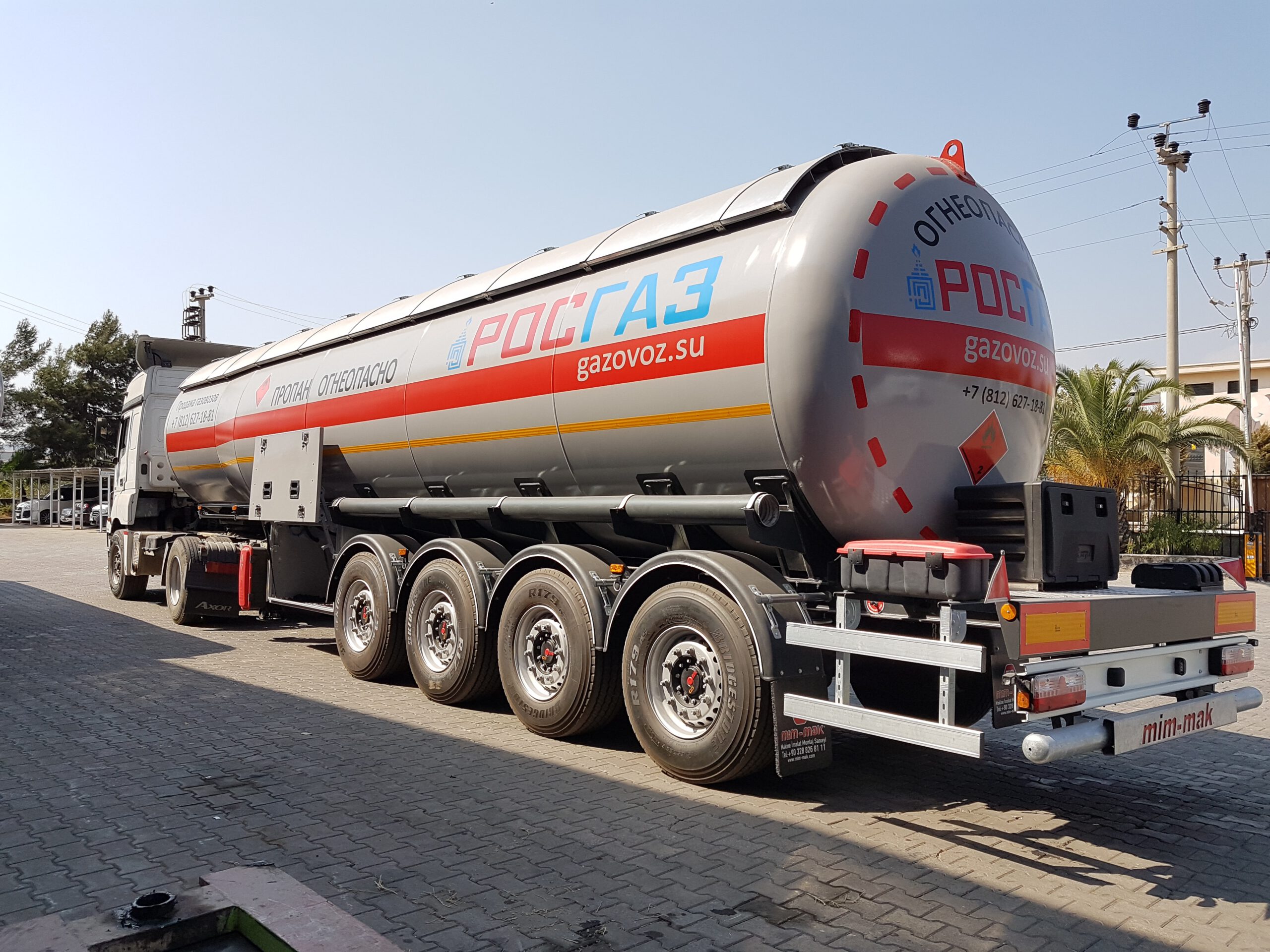 Flaschen-LPG-Transporttank (4 Achsen) - Industrial Tanks and Pressure Vessels - TT-4D-001