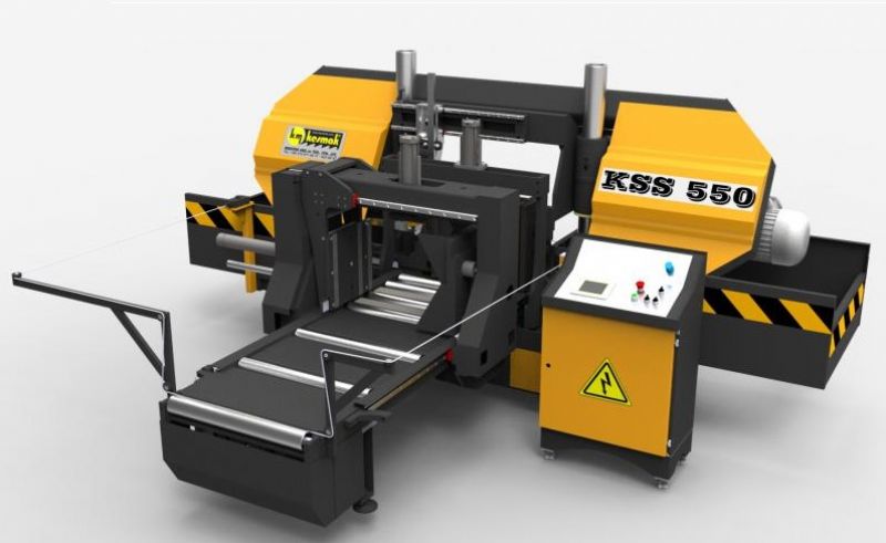Column Type Servo Driven Straight Cut Band Sawing Machine