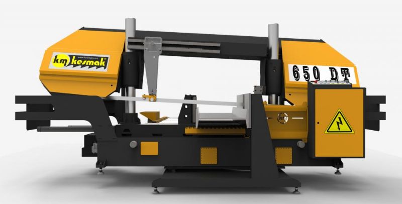 Column Semi-Automatic Angle Cutting Band Saw - Metal Processing Machines and Equipment - Sütunlu Tip Yarı Otomatik Açılı Kesim Şerit Testere Tezgahı