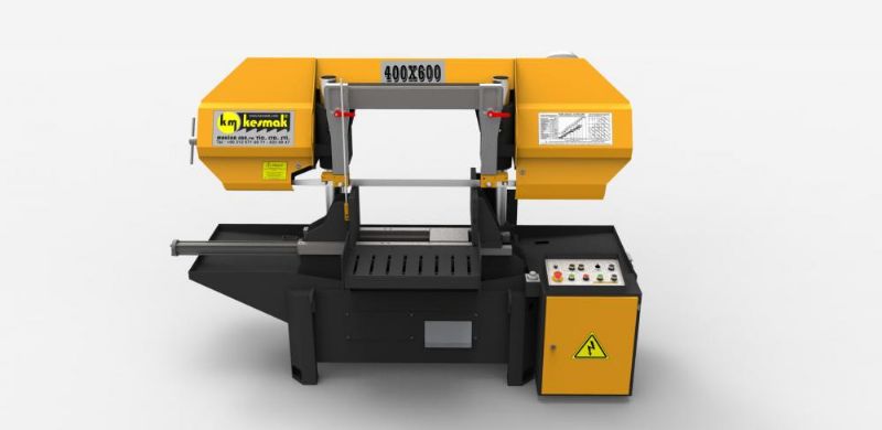 Column Semi-Automatic Straight Cut Band Sawing Machine - Metal Processing Machines and Equipment - Yarı Otomatik Sütunlu Düz Kesim Şerit Testere Tezgahı