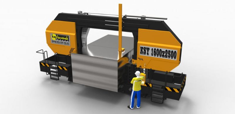 Spalte Halbautomatische gerade Schnitt Band Sawing Maschine - Metallbearbeitungsmaschinen und -geräte - Yarı Otomatik Sütunlu Düz Kesim Şerit Testere Tezgahı