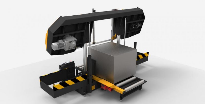 Spalte Halbautomatische gerade Schnitt Band Sawing Maschine - Metallbearbeitungsmaschinen und -geräte - Yarı Otomatik Sütunlu Düz Kesim Şerit Testere Tezgahı