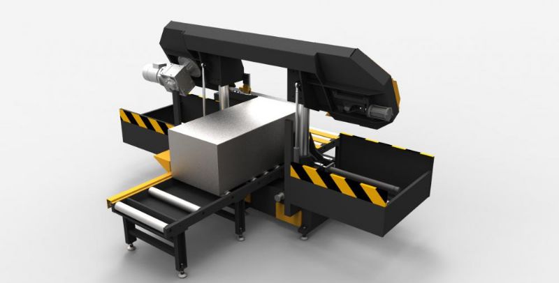 Spalte Halbautomatische gerade Schnitt Band Sawing Maschine - Metallbearbeitungsmaschinen und -geräte - Yarı Otomatik Sütunlu Düz Kesim Şerit Testere Tezgahı