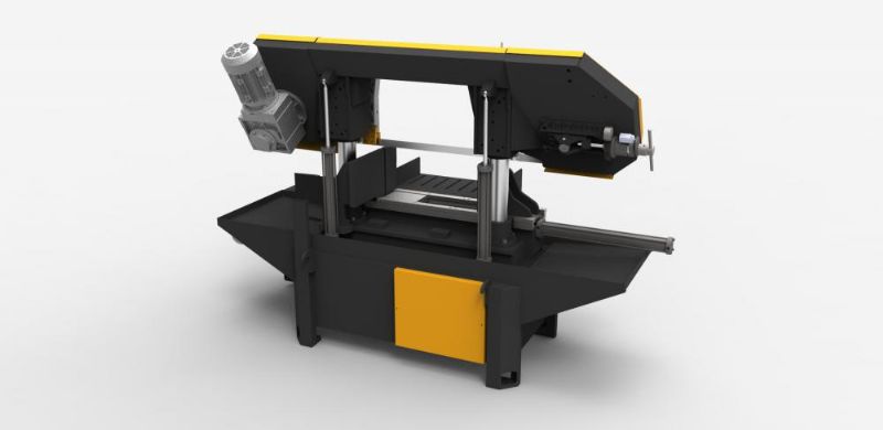 Column Semi-Automatic Straight Cut Band Sawing Machine - Metal Processing Machines and Equipment - Yarı Otomatik Sütunlu Düz Kesim Şerit Testere Tezgahı