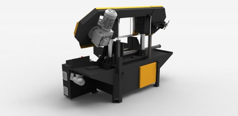 Column Semi-Automatic Straight Cut Band Sawing Machine - Metal Processing Machines and Equipment - Yarı Otomatik Sütunlu Düz Kesim Şerit Testere Tezgahı