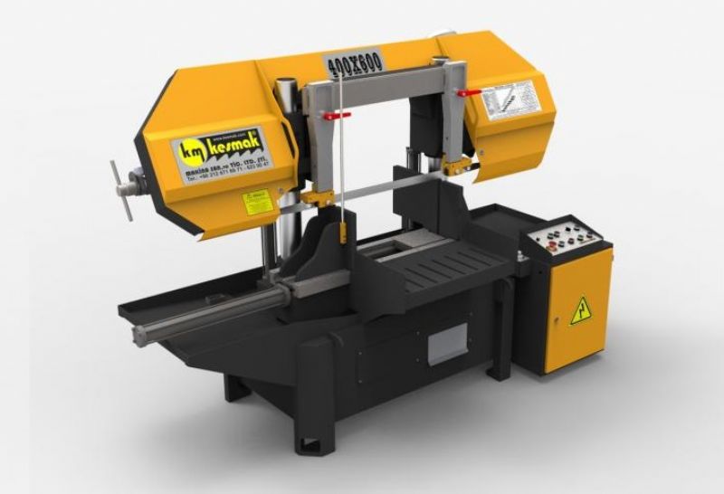 Column Semi-Automatic Straight Cut Band Sawing Machine - Metal Processing Machines and Equipment - Yarı Otomatik Sütunlu Düz Kesim Şerit Testere Tezgahı