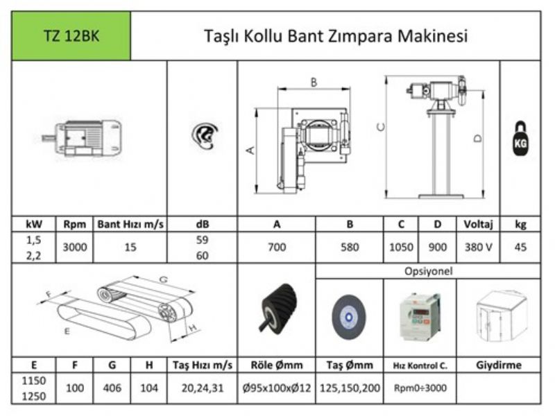 Steinarm Gürtel Schleifmaschine (Metal und Holz Oberfläche) - Metallbearbeitungsmaschinen und -geräte - TZ12-BK