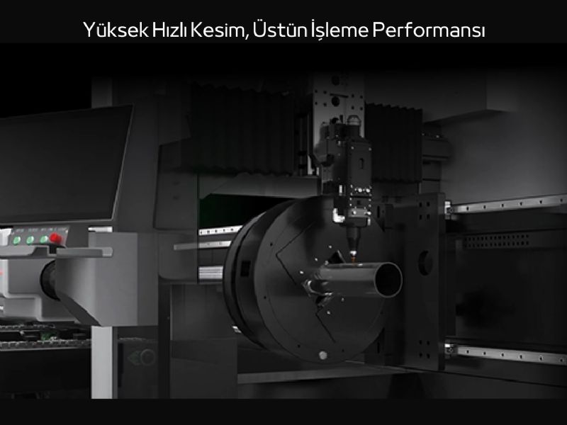 سلسلة TH 3-12 كيلو واط CNC Auto. تحميل آلة القطع بالليزر لأنابيب الألياف بكفاءة - آلات ومعدات معالجة المعادن - 3 ile 12 kW Arası Lazer Gücü