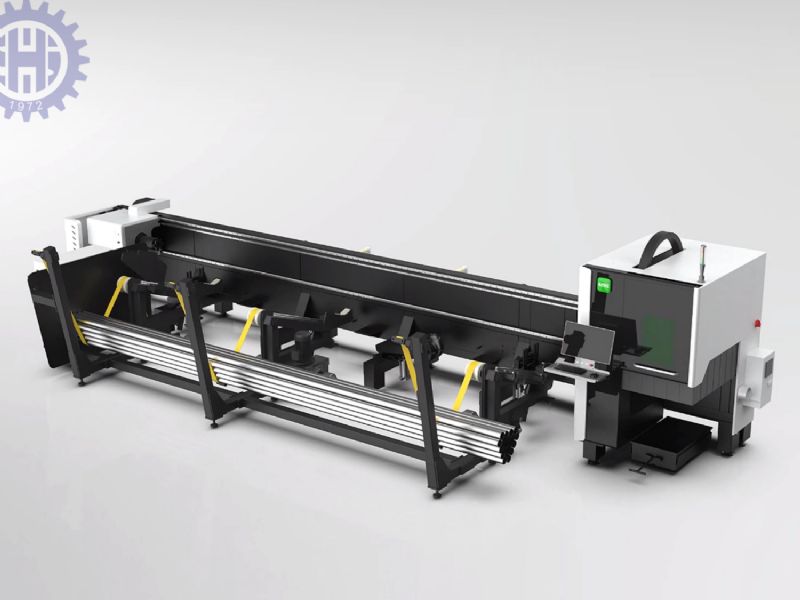 سلسلة TH 3-12 كيلو واط CNC Auto. تحميل آلة القطع بالليزر لأنابيب الألياف بكفاءة - آلات ومعدات معالجة المعادن - 3 ile 12 kW Arası Lazer Gücü