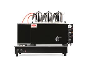 Tiryaki 3-Teapot Electric+Gas Tea Boiler Matte Black - Industrial Kitchen Machinery and Equipment - TIRYAKI3DE