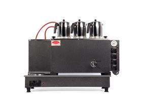 Tiryaki 3-Teapot Electric+Gas Tea Boiler Static Painted - Industrial Kitchen Machinery and Equipment - TIRYAKI3DE