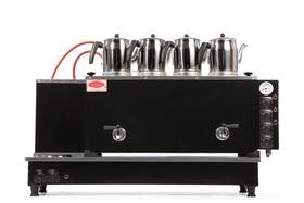 Tiryaki 4-Teapot elektrischer Teekocher Matt Schwarz - Industrielle Küchenmaschinen und -geräte - TIRYAKI4DE