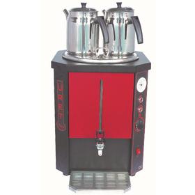 Produce Nova Samovar Machine with 2 Teapots, 22 Liters, Electric - Industrial Kitchen Machinery and Equipment - RET2DEMLIK