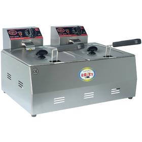 Produce 3+3 Liter Countertop Fryer, Electric - Industrial Kitchen Machinery and Equipment - RET33LITRE
